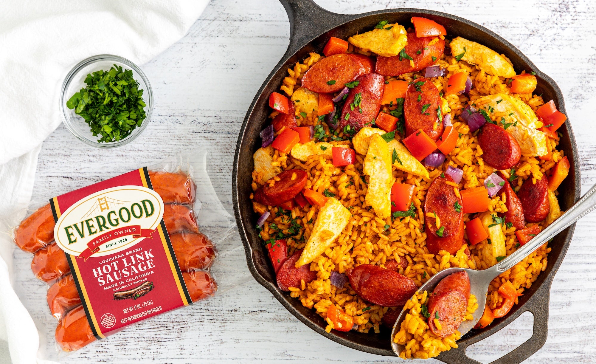 Hot Links Jambalaya