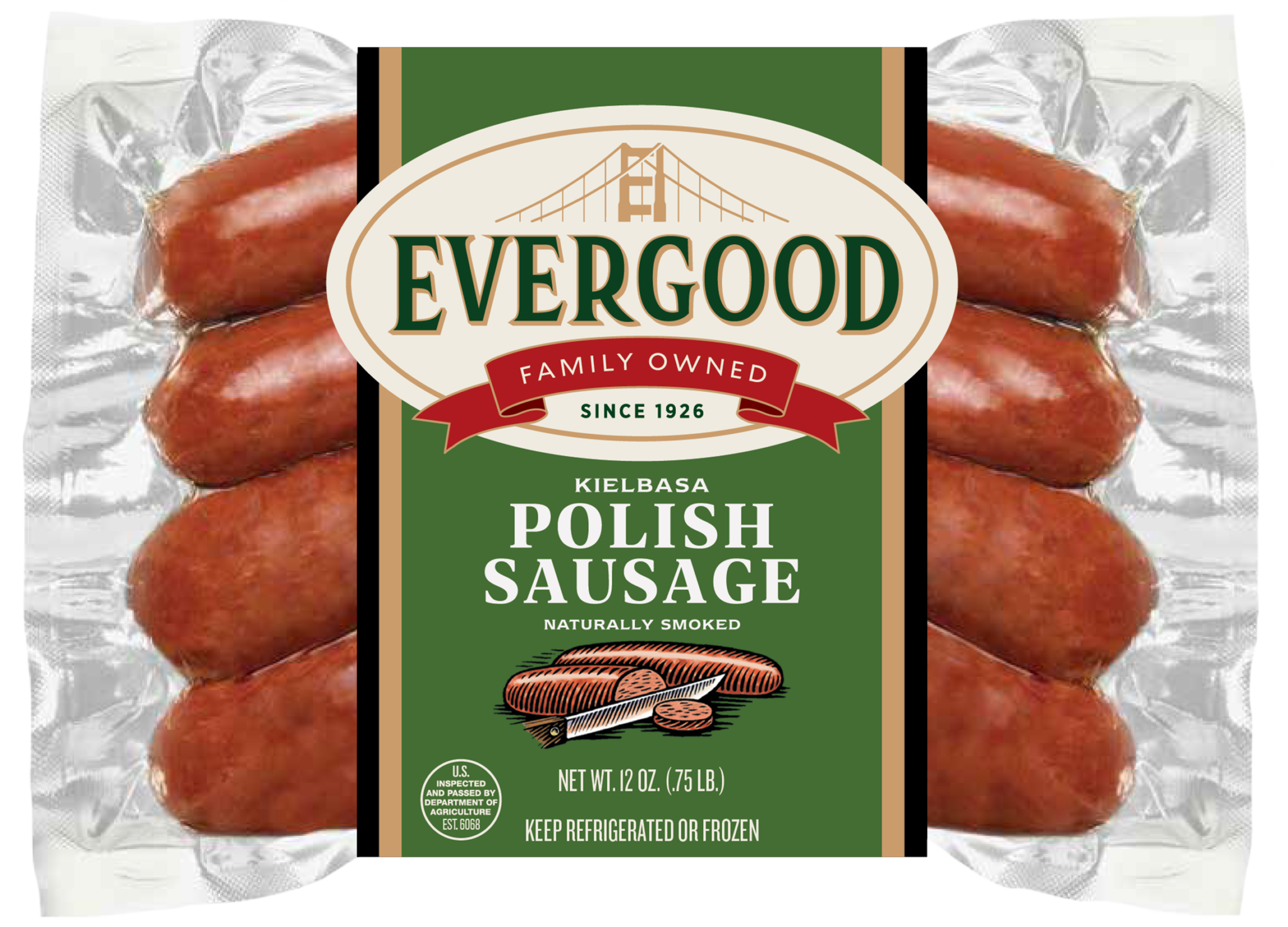 Product Photo: Polish Kielbasa Sausage